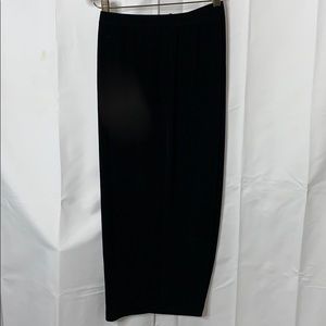 Chico’s Travelers Size 3 Wide Leg Crop Pants Black
